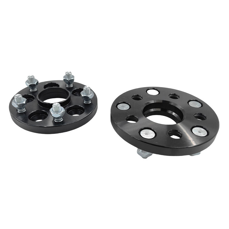 2 x 15mm Thick Black Wheel Spacer Adaptor CB: 56-56mm PCD: 5x100mm WHS-026-2PCS - Machter