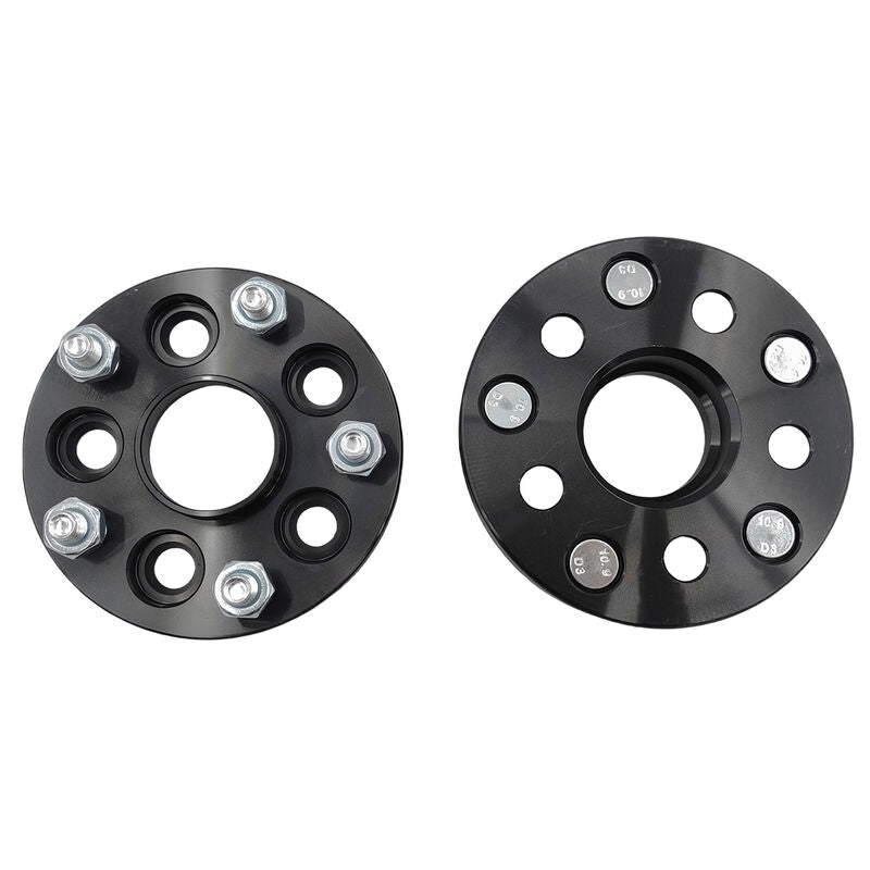 2 x 15mm Thick Black Wheel Spacer Adaptor CB: 56-56mm PCD: 5x100mm WHS-026-2PCS - Machter