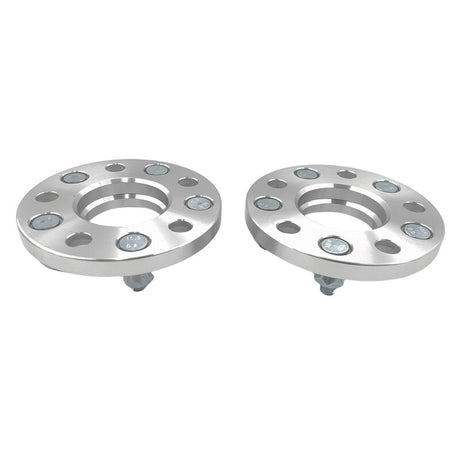 2 x 15mm Aluminium Wheel Spacer Adaptor Silver CB: 67-67mm Fit For Mazda - Machter