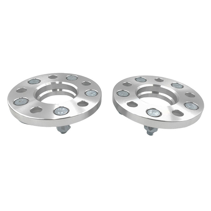 2 x 15mm Aluminium Wheel Spacer Adaptor Silver CB: 67-67mm Fit For Mazda WHS-027-2PCS - Machter