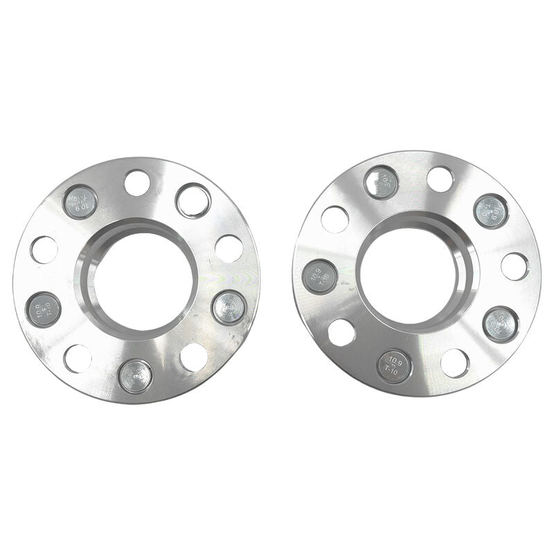 2 x 15mm Aluminium Wheel Spacer Adaptor Silver CB: 69.5-70.6mm Fit For Holden HQ WB WHS-028-2PCS - Machter