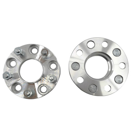 2 x 15mm Aluminium Wheel Spacer Adaptor Silver CB: 69.5-70.6mm Fit For Holden HQ WB - Machter