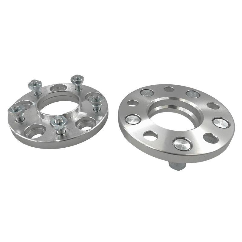 2 x 15mm Aluminium Wheel Spacer Adaptor Silver CB: 69.5-70.6mm Fit For Holden HQ WB WHS-028-2PCS - Machter
