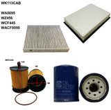 Filter Service KIT Fits Mitsubishi Triton Filter Service KIT Mitsubishi WK113CAB - Wesfil | Universal Auto Spares