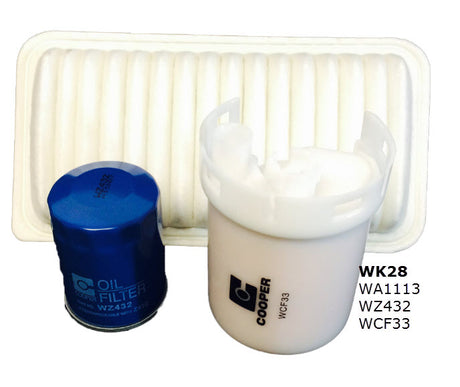 Filter Service Kit Fits Toyota Corolla Filter Service Kit Fits Toyota WK28 - Wesfil | Universal Auto Spares