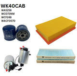 Filter Service Kit Fits Nissan Navara Filter Service Kit Fits Nissan WK40CAB - Wesfil | Universal Auto Spares