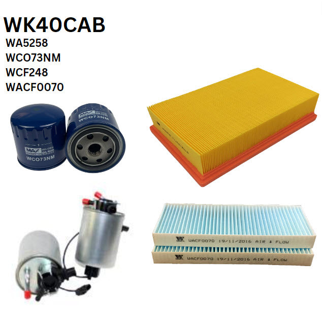 Filter Service Kit Fits Nissan Navara Filter Service Kit Fits Nissan WK40CAB - Wesfil | Universal Auto Spares
