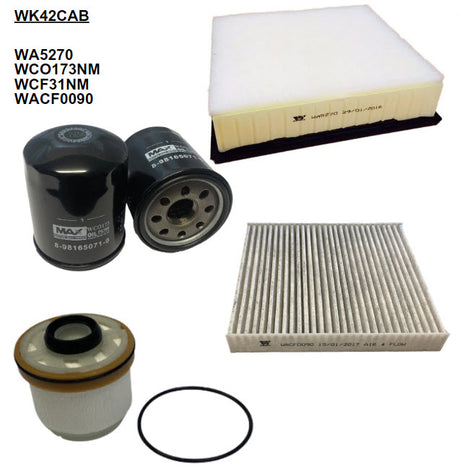 Filter Service Kit RSK28C Fits Isuzu D-Max Filter Service Kit Fits Isuzu WK42CAB - Wesfil | Universal Auto Spares