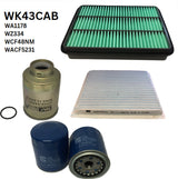 Filter Service Kit RSK3C Fits Toyota Fits Landcruiser Filter Service Kit Fits Toyota WK43CAB - Wesfil | Universal Auto Spares
