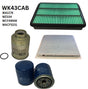 Filter Service Kit RSK3C Fits Toyota Fits Landcruiser Filter Service Kit Fits Toyota WK43CAB - Wesfil | Universal Auto Spares