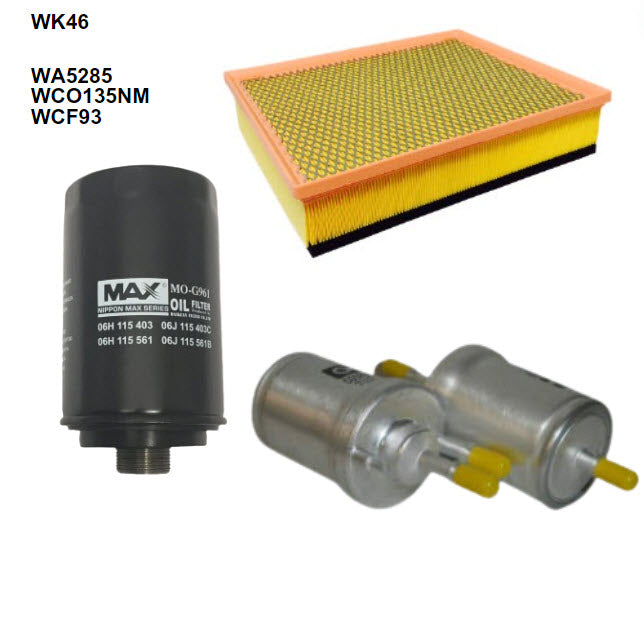 Filter Service Kit Fits VW Amarok Filter Service Kit Fits VW WK46 - Wesfil | Universal Auto Spares