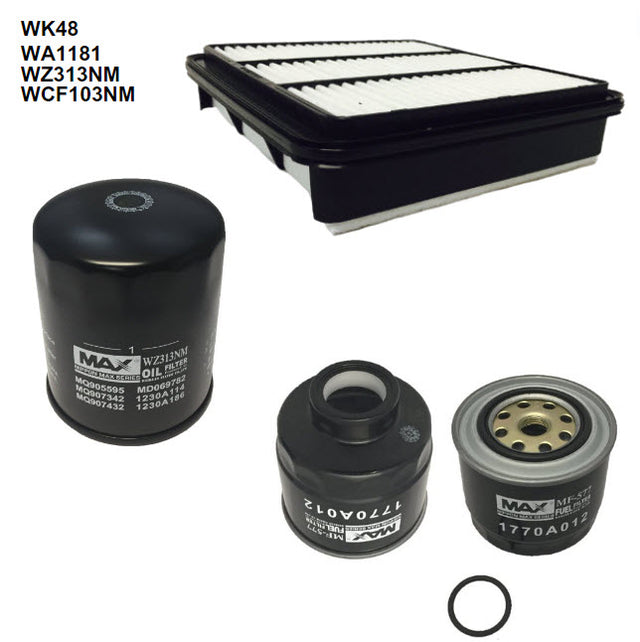 Filter Service Kit RSK9 Fits Mitsubishi Triton Filter Service Kit Fits Mitsubishi WK48 - Wesfil | Universal Auto Spares