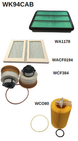 Filter Service Kit RSK63C Fits Toyota Fits Landcruiser Filter Service Kit WK94CAB - Wesfil | Universal Auto Spares