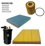 Filter Service KIT RSK187C Fits Ford/vw Filter Service KIT Ford/vw WK99CAB - Wesfil | Universal Auto Spares