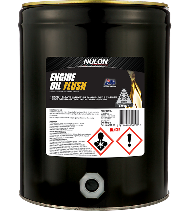 Engine Oil Flush 20L - Nulon | Universal Auto Spares