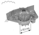 Peugeot XU7JP XU9J4 Water Pump WP1359AX - Austral | Universal Auto Spares