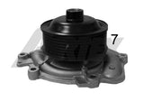 Chrysler Jeep Exl Water Pump WP1824AX - Austral | Universal Auto Spares