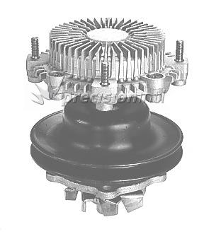Water Pump For Toyota 18R Single Pulley & FAN Clutch WP890GMB - GMB