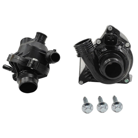 Water Pump & Thermostat Fit For BMW 1 E82 3 E90 5 F10 E60 6 F06 F12 7 F01 F02 X1 E84 X3 F25 X4 F26 X5 E70 X6 E71 Z4 2007-2016 - Machter