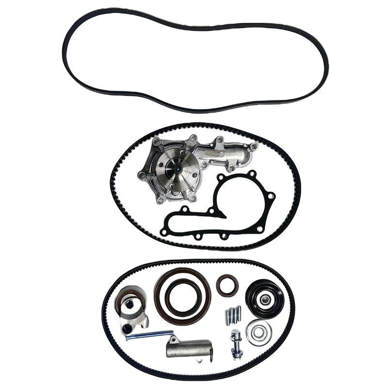 Water Pump + Timing Belt Kit Fit For Toyota Landcruiser HDJ78R HDJ79R HDJ80R HDJ100R WPKIT-TA002 - Machter