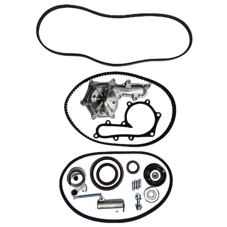 Water Pump + Timing Belt Kit Fit For Toyota Landcruiser HDJ78R HDJ79R HDJ80R HDJ100R - Machter