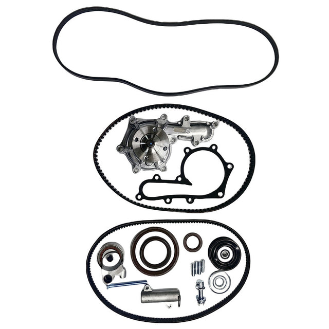 Water Pump + Timing Belt Kit Fit For Toyota Landcruiser HDJ78R HDJ79R HDJ80R HDJ100R WPKIT-TA002 - Machter
