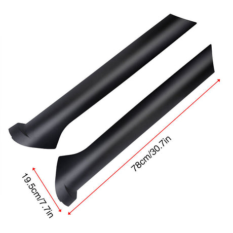 2 x Front Windscreen Pillar Moldings Fit For Land Rover Discovery 2 1999-2004 - Machter