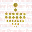 Welch Plug Kit W/P KIT NISSAN RB30 RB30 TURBO WPMK117 - PREMIER