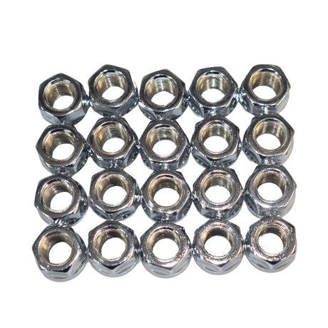 20 x 1/2" inch Chrome Wheel Nuts 25mm Fit For Ford Falcon FG BF BA AU EF XD - Machter