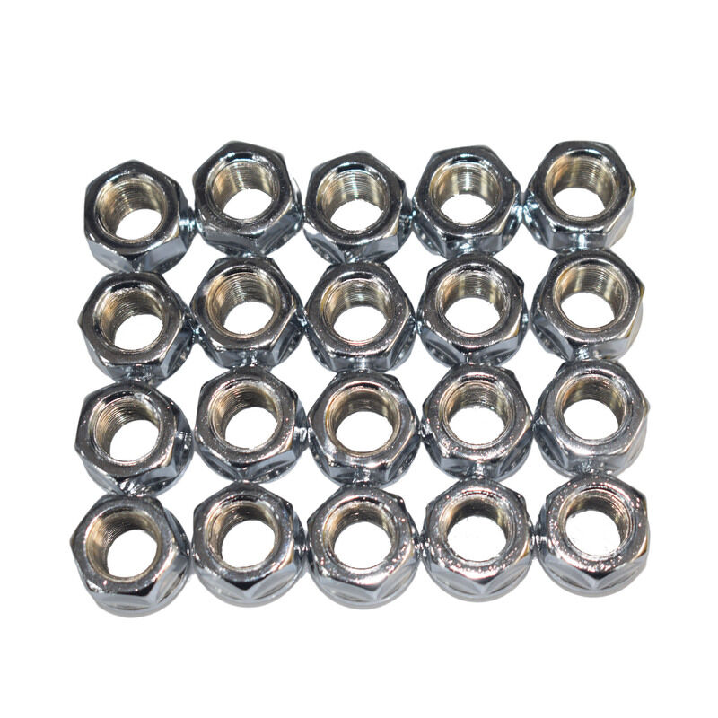 20 x 1/2" inch Chrome Wheel Nuts 25mm Fit For Ford Falcon FG BF BA AU EF XD WRN-FD006SV-20PCS - Machter