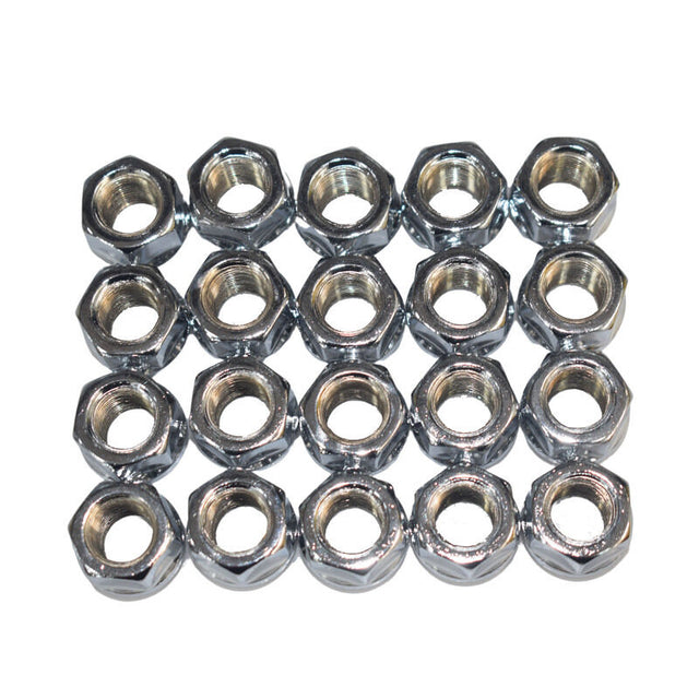 20 x 1/2" inch Chrome Wheel Nuts 25mm Fit For Ford Falcon FG BF BA AU EF XD WRN-FD006SV-20PCS - Machter