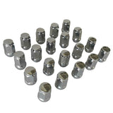 Chorme Wheel Nuts Fit For Ford Falcon AU BA BF FG 1/2" Qty:20 19mm Socket WRN-FDXX1SV-20PCS - Machter