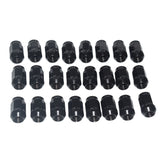 24Pcs Black Wheel Nuts 12x1.5 Fit For Toyota Hilux Landcruiser Holden Colorado D-MAX Rodeo WRN-FDXX2BK-24PCS - Machter