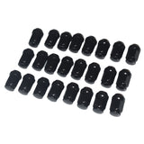 24Pcs Black Wheel Nuts 12x1.5 Fit For Toyota Hilux Landcruiser Holden Colorado D-MAX Rodeo WRN-FDXX2BK-24PCS - Machter