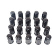 20 x 1/2" Black Wheel Nuts 45mm Fit For Ford Falcon FG BF BA AU EL EA XA XD XE WRN-FDXX5BK-20PCS - Machter
