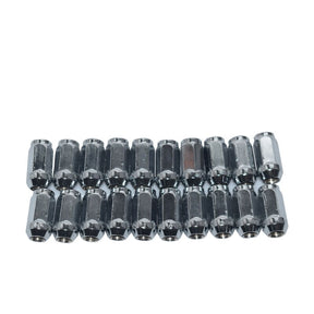 20 x 1/2" inch Chrome Wheel Nuts 45mm Fit For Ford Falcon FG BF BA AU EF XD WRN-FDXX5SV-20PCS - Machter