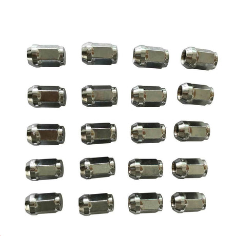 20 Pieces Tapered Chrome Alloy Wheels Rim Nuts 12 x 1.5 Fit For Holden Commodore VL VN VR VS VT VX VY VZ - Machter