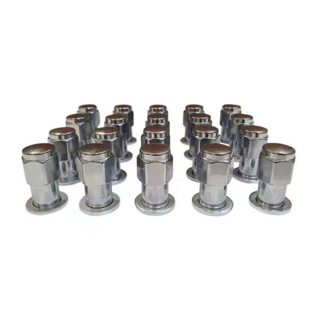20 Pcs 7/16" Chrome Mag Wheel Nuts Washers Fit For Holden HR HK HT HG HQ HZ WB AU WRN-HLNXX4-20PCS - Machter