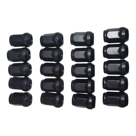 20 Pieces 14mmx1.5 Black Wheel Lug Nuts Fit For Holden Commodore VE VF - Machter