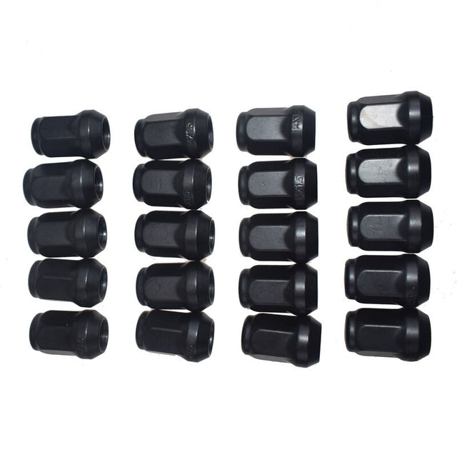 20 Pcs 14mmx1.5 Black Wheel Lug Nuts Fit For Holden Commodore VE VF WRN-HLNXX6-20PCS - Machter