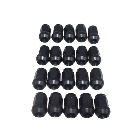 20 Pieces 14mmx1.5 Black Wheel Lug Nuts Fit For Holden Commodore VE VF - Machter