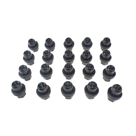 20 Pieces Black Wheel Lug Nuts Bolts Fit For Land Rover Range Rover LR3 LR4 RRD500290A - Machter