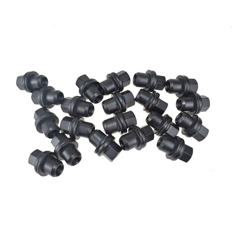 20 Pieces Black Wheel Lug Nuts Bolts Fit For Land Rover Range Rover LR3 LR4 RRD500290A - Machter