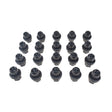 20 Pcs Black Wheel Lug Nuts Bolts Fit For Land Rover Range Rover LR3 LR4 RRD500290A WRN-LRXX1-20PCS - Machter