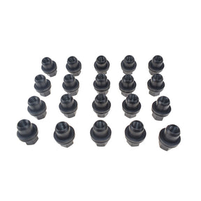 20 Pcs Black Wheel Lug Nuts Bolts Fit For Land Rover Range Rover LR3 LR4 RRD500290A WRN-LRXX1-20PCS - Machter