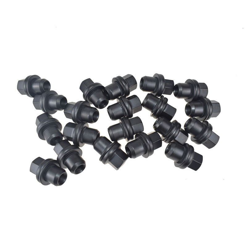 20 Pcs Black Wheel Lug Nuts Bolts Fit For Land Rover Range Rover LR3 LR4 RRD500290A WRN-LRXX1-20PCS - Machter