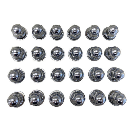 24 x Shank Washer Alloy Wheel Nuts Fit For Mitsubishi Pajero NS Triton ML Challenger Lancer GTO Dodge Stratus Chrysler Sebring - Machter