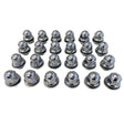 24 x Shank Washer Alloy Wheel Nuts Fit For Mitsubishi Pajero NS Triton ML Challenger Lancer GTO Dodge Stratus Chrysler Sebring WRN-MB001-24PCS - Machter
