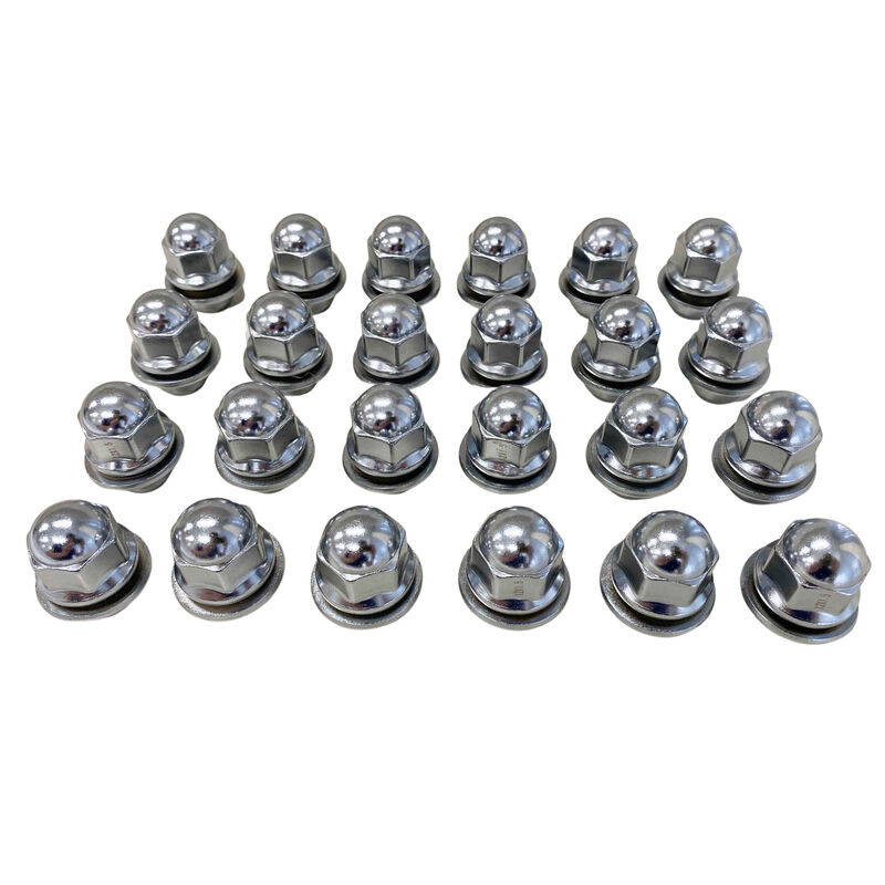 24 x Shank Washer Alloy Wheel Nuts Fit For Mitsubishi Pajero NS Triton ML Challenger Lancer GTO Dodge Stratus Chrysler Sebring WRN-MB001-24PCS - Machter