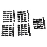 20 Pcs M12x1.25 Hex Wheel Lug Nuts 34mm Fit For Nissans 40220-RN810 Black WRN-NM001-20PCS - Machter